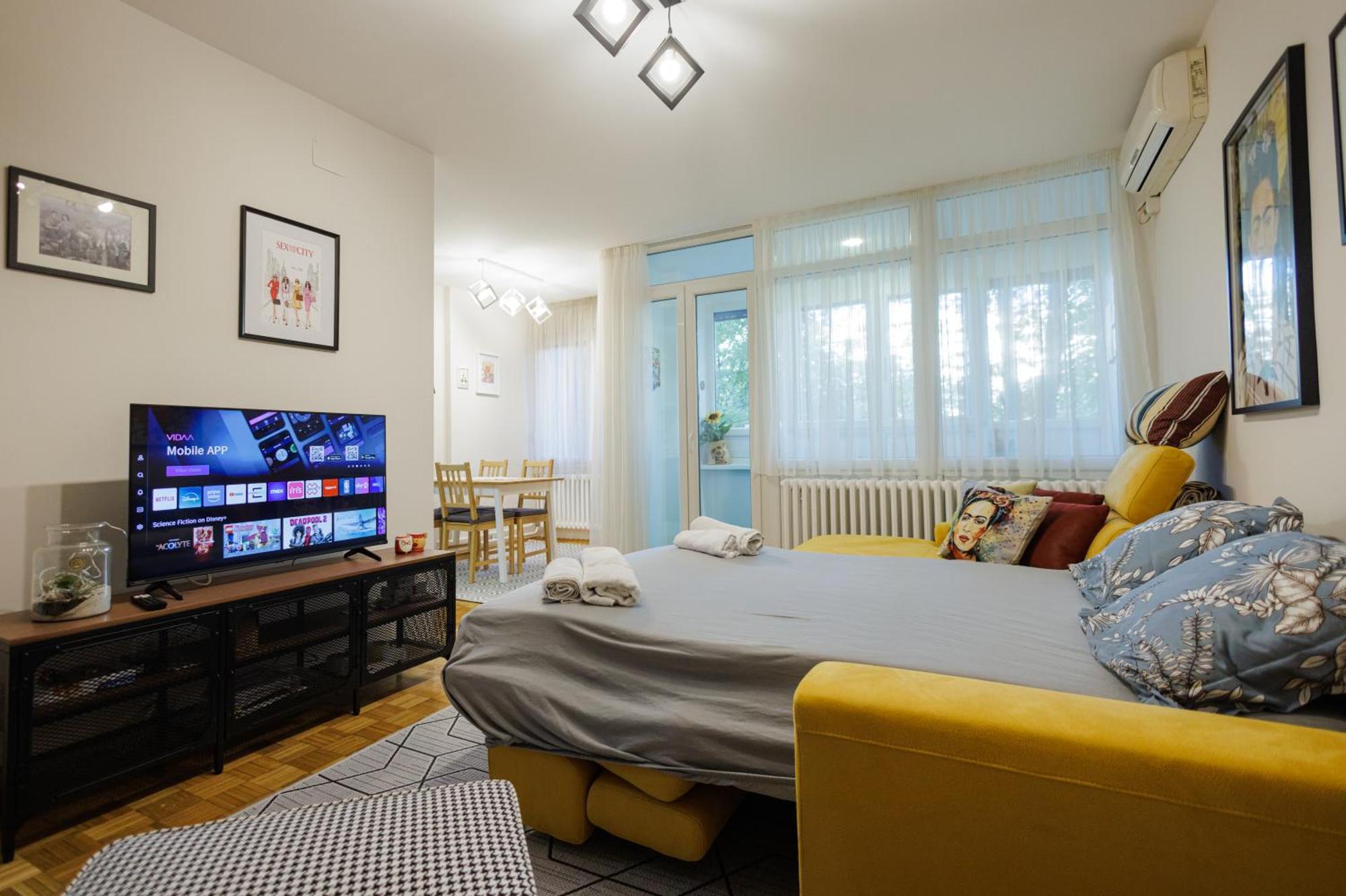 Sava Centar 1-Bedroom Apartments In The Heart Of New Beograd Eksteriør billede